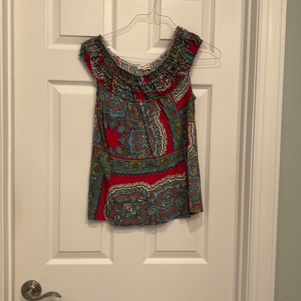 Anthropologie off the shoulder shirt size small